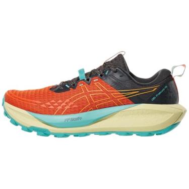 Imagem de ASICS Tênis masculino Gel-Trabuco 13, Laranja picante/tempestade de areia, 38