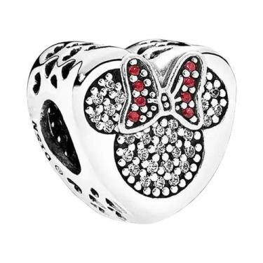 Imagem de Charm De Prata Esterlina 925 Da Disney Para Pulseira Mickey Minnie, Be