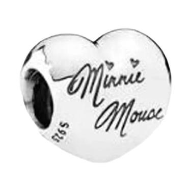 Imagem de Charm De Prata Esterlina 925 Da Disney Para Pulseira Mickey Minnie, Be