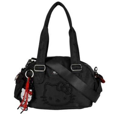 Imagem de Bolsa Hello Kitty Semax Feminina Fofa Chaveiro HK26082, Preto
