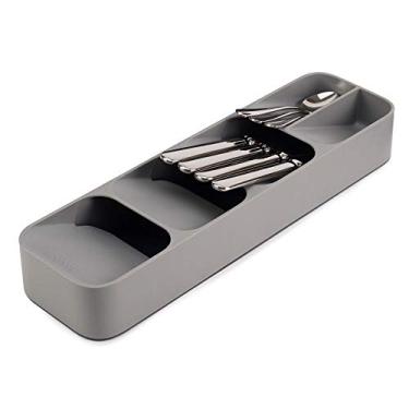 Imagem de Porta Talheres Gaveta Organizador Cozinha Separador Pratico Casa Divisoria Colher Garfo Faca