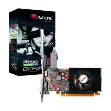 Imagem de Placa de Vídeo Afox NVIDIA GeForce GT730, 4GB DDR3, 128 Bits, HDMI/DVI/VGA