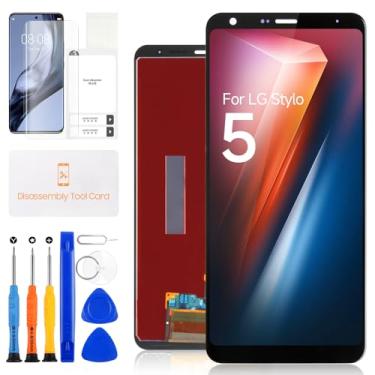 Imagem de Tela de substituição para LG Stylo 5 LM-Q720 Q720MS/US Q720CS/PS Tela LCD de 6,2 polegadas para LG Stylo 5 Tela sensível ao toque para LG Stylo 5 digitalizador conjunto completo com ferramentas de
