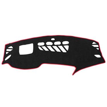 Imagem de aqxreight Painel do Carro Evitar Luz Almofada Capa Instrumento Plataforma Esteira Apto para High End 2009-2018 um Acabamento Pré-cortado Material Não Encolhível Fácil de Usar e Resistente, Colorido