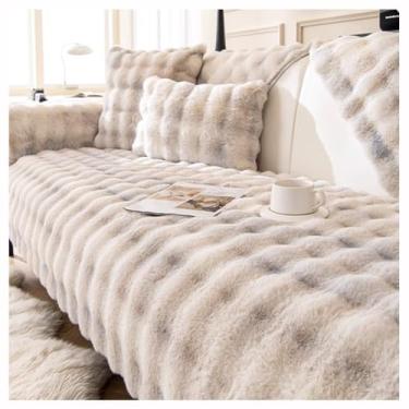 Imagem de SPXMQSS Capa de sofá para secional, capas de assento de sofá, universais antiderrapantes de canto, capas de sofá em forma de L, capas de almofada de sofá para sala de estar F 90 x 70 cm