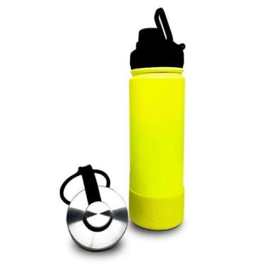 Imagem de Garrafa Térmica 650ml Neon Cores Conserva 24hs - Oba Oba Mix