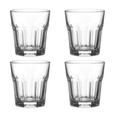 Imagem de Kit 4 Copos de Vidro Everest 360ml Noah NDI Design Moderno Qualidade e