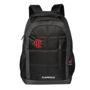 Imagem de Mochila Escolar Costas Clube Regatas Flamengo Meninos - Xeryus, Preto