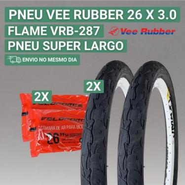 Imagem de Pneu Vee Rubber 3.0 Melhor que Pneu Kenda Flame Aro 26 3.0 Pneu Aro 26