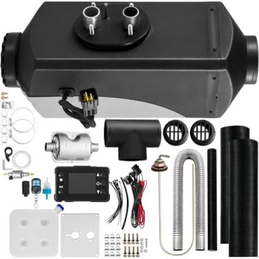 Imagem de BAOPENA Aquecedor de ar diesel 8KW silenciador aquecedor de estacionamento diesel 24V controle remoto aquecedor noturno diesel com interruptor LCD para carro, caminhões, motor, casa, barco e ônibus