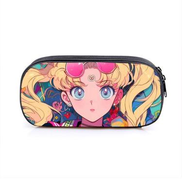 Imagem de Estojo para lápis Sailors Moons Cartoon Anime de grande capacidade