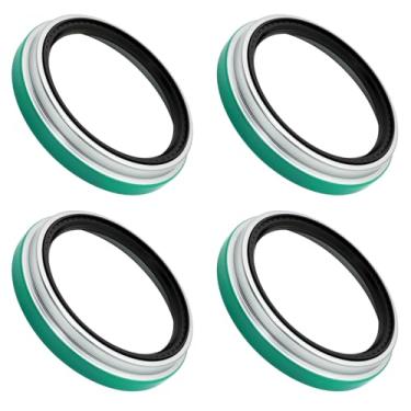 Imagem de 4 peças de eixo de transmissão de vedação de roda 393-0173 compatível com Freightliner Peterbilt Navistar Volvo Semi caminhão de substituição para 393-0173 47692 47691 47697 3941956 6819970546