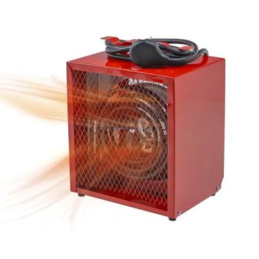 Imagem de Comfort Zone Aquecedor espacial industrial forçado por ventilador portátil de 5000 watts CZ290 com controle de termostato ajustável e proteção contra superaquecimento de segurança
