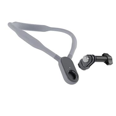 Imagem de ZEZEFUFU Suporte magnético de pescoço para smartphone POV suporte de selfie para câmera GoPro Hero Action
