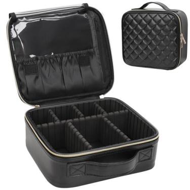 Imagem de Bolsa de maquiagem Relavel Travel Cosmetic Train Case Organizer
