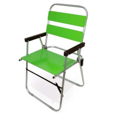 Imagem de Cadeira Dobrável Flamingo M1 Alumínio 100% Ergonômica Alta Leve Brilho - F084