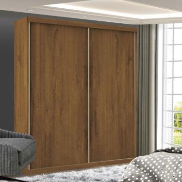 Imagem de Guarda Roupa Solteiro 2 Porta de Correr Kiara Siena Móveis Freijó