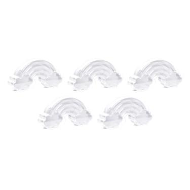 Imagem de Grupo Mirandinha Conjunto com 5 Caixinhas Acrílicas Arco-Íris Transparentes – Porta-Doces e Porta-Jóias – Decoração de Festa e Lembrancinhas