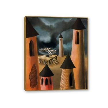 Imagem de Zeichn8u Remedios Varo Paintings Pain Remedios Varo, pôster de parede, surrealismo, arte em tela para sala de estar, escritório, decoração de parede, presente, pronto para pendurar, moldura de teca 40