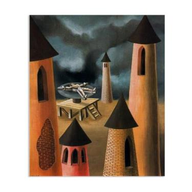 Imagem de Zeichn8u Remedios Varo Paintings Pain Remedios Varo, pôster de parede, surrealismo, arte em tela para sala de estar, escritório, decoração de parede, presente, pronto para pendurar, 40 x 30 cm, sem
