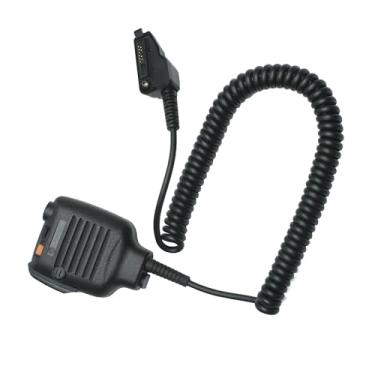Imagem de HEOPBIRD Microfone de lapela de ombro KMC-25 compatível com Kenwood Nexedge Radios TK-2180 NX-210 NX-5200 NX-3200 NX-200 NX-300 NX-5300 Walkie Talkie