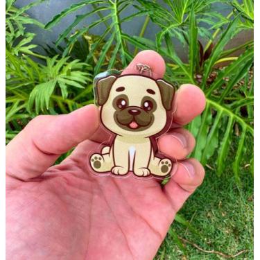 Imagem de Chaveiro Animal de Estimação PET - Acrihome Acrílicos, Pug