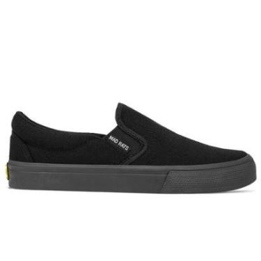 Imagem de Tênis Mad Rats Lona Unissex Slip On  Black-Unissex