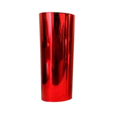 Imagem de Kit 10 Unidades Copo Long Drink Acrílico Resistente 350ml Bebida Festa (Vermelho Cromado)