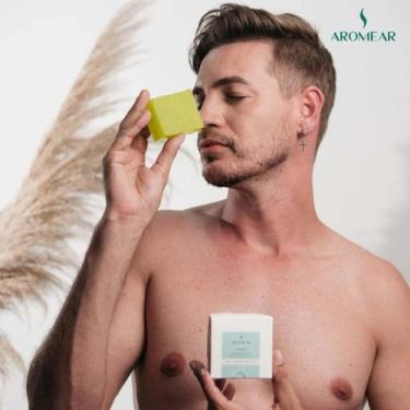 Imagem de Sabonete Glicerinado Vegano - LEVEZA Refrescante e Calmante - Aromear