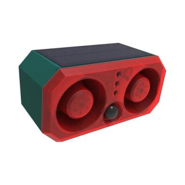 Imagem de Lâmpada De Alarme Solar Com Sensor De Movimento 130dB, Luz Estroboscóp