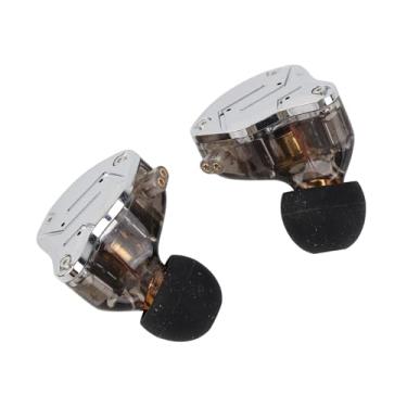 Imagem de Generic Fone de Ouvido Intra-auricular Profissional Com Fio de Lado único, Microfone e 3 Tamanhos de Protetores de Ouvido para Conhecedores de áudio e Indivíduos Ativos (Com microfone)