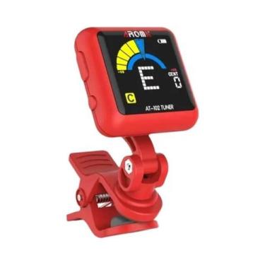 Imagem de Afinador De Guitarra Recarregável Com Clip, Tela Colorida, Cabo USB Pa