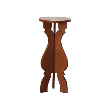 Imagem de KHUTRW3D Base de vaso arte criativa Bonsai Display suporte de três pernas, mesa de canto de sofá de madeira interna