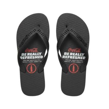 Imagem de Chinelo Coca Cola Live Since 1886 Masculino-Masculino