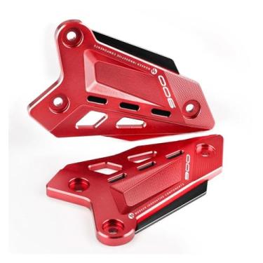 Imagem de Anti-derrapante Protetor de pedal traseiro decorativo para Z-900 z900 se z 900 2017-2023(Red b)