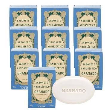 Imagem de Kit 10 Sabonete Antisséptico Granado Em Barra 90g Sport Vegetal