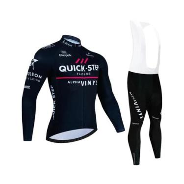 Imagem de Conjunto De Calças De Ciclismo De Lã Térmica Masculina Para Inverno, R