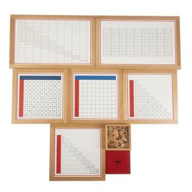 Imagem de HLS maoyi Quadros Trabalho Montessori Adição, Subtração, Multiplicação Divisão Madeira Brinquedo Educativo Matemática Crianças Caixa Equações,Addition