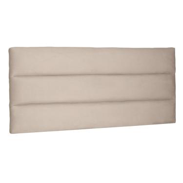 Imagem de Cabeceira Painel Estofada Cama Box Casal King La Italian 195cm Suede Bege - Desk Design