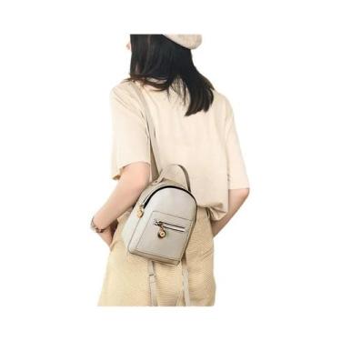 Imagem de Mochila De Moda Em Couro PU Para Meninas Adolescentes, Bolsa De Ombro 