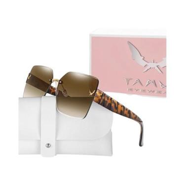 Imagem de Óculos De Sol Unissex Sem Armação Para Pesca Com Proteção UV, Óculos C