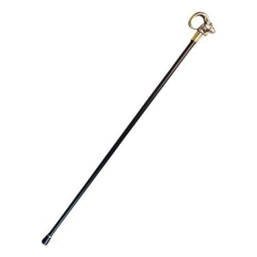 Imagem de Bengala Funcional Bode Prata Com Adaga Punhal Escondida - TENDA MEDIEV