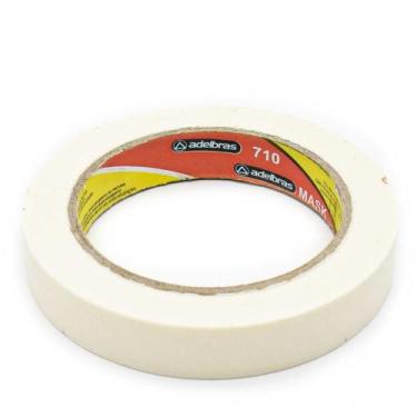 Imagem de Fita Adesiva Crepe Mask 710 18mm x 50m - Adelbras
