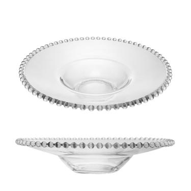 Imagem de Jogo 2 Prato De Massa Risoto De Cristal Pearl Wolff 29x6cm