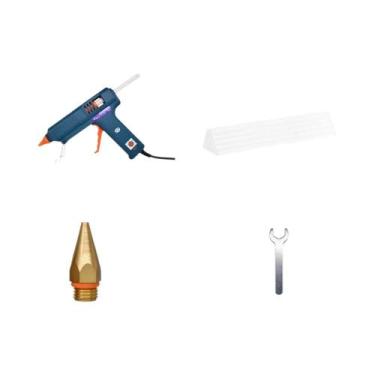 Imagem de Pistola De Cola Quente 150W Com Controle De Temperatura, Bastões De Co