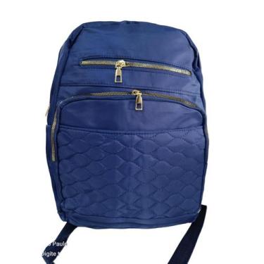Imagem de Bolsa de Nylon Impermeável Moda Feminina - F1650, Azul
