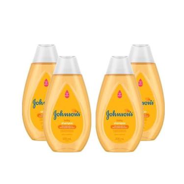 Imagem de Kit com 4 Shampoos Johnson's Baby Regular 200ml