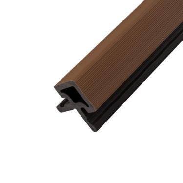 Imagem de Acabamento Lateral Quina para Painel Ripado WPC Teca 290cm x 5cm x 5cm