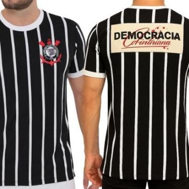Imagem de Camisa Retrô Corinthians Democracia 1982 Masculina Oficial Licenciada-Masculino