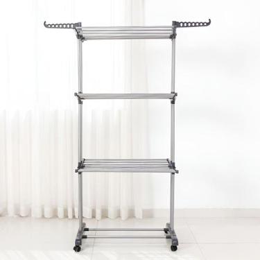 Imagem de Varal De Chão 3 Andares Vertical Com Cabideiro Reforçado - Globalmix